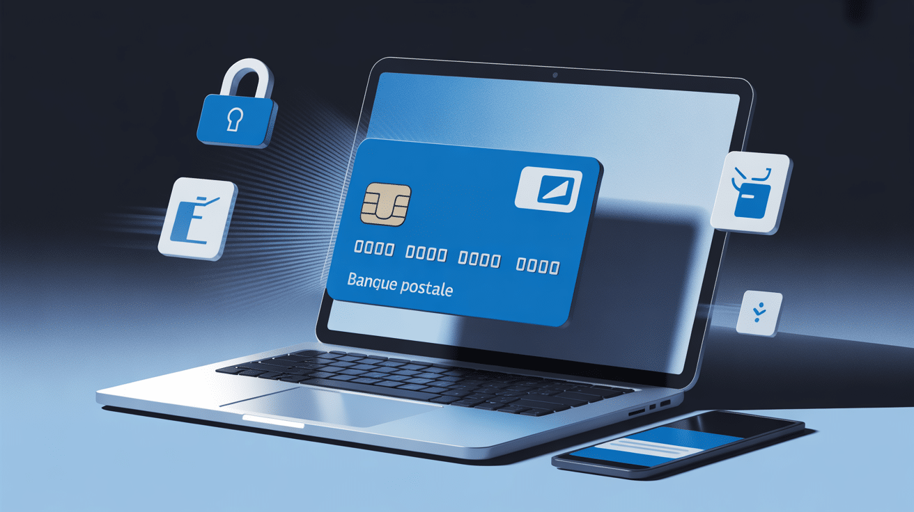 service banque postale e carte bleue paiement sécurisé