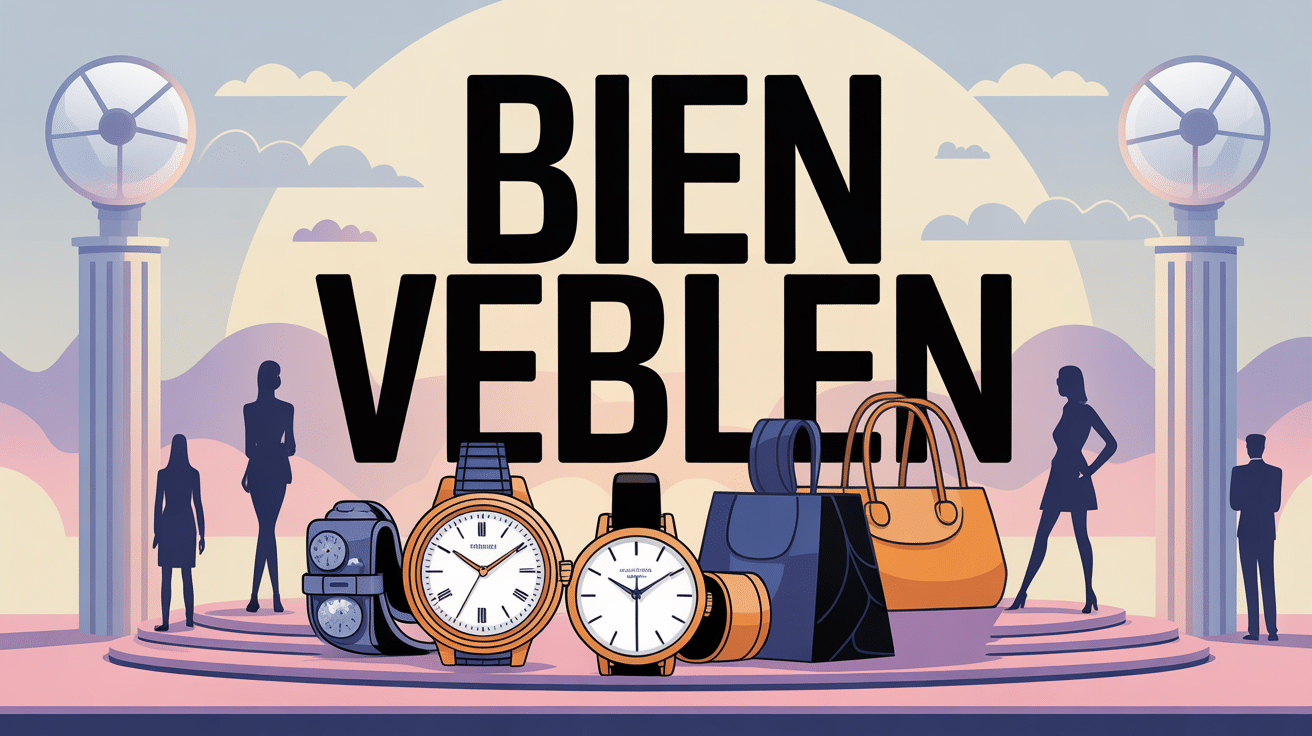 illustration bien veblen économie luxe