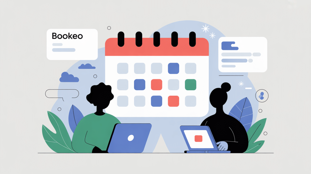 illustration réservation Bookeo petites entreprises