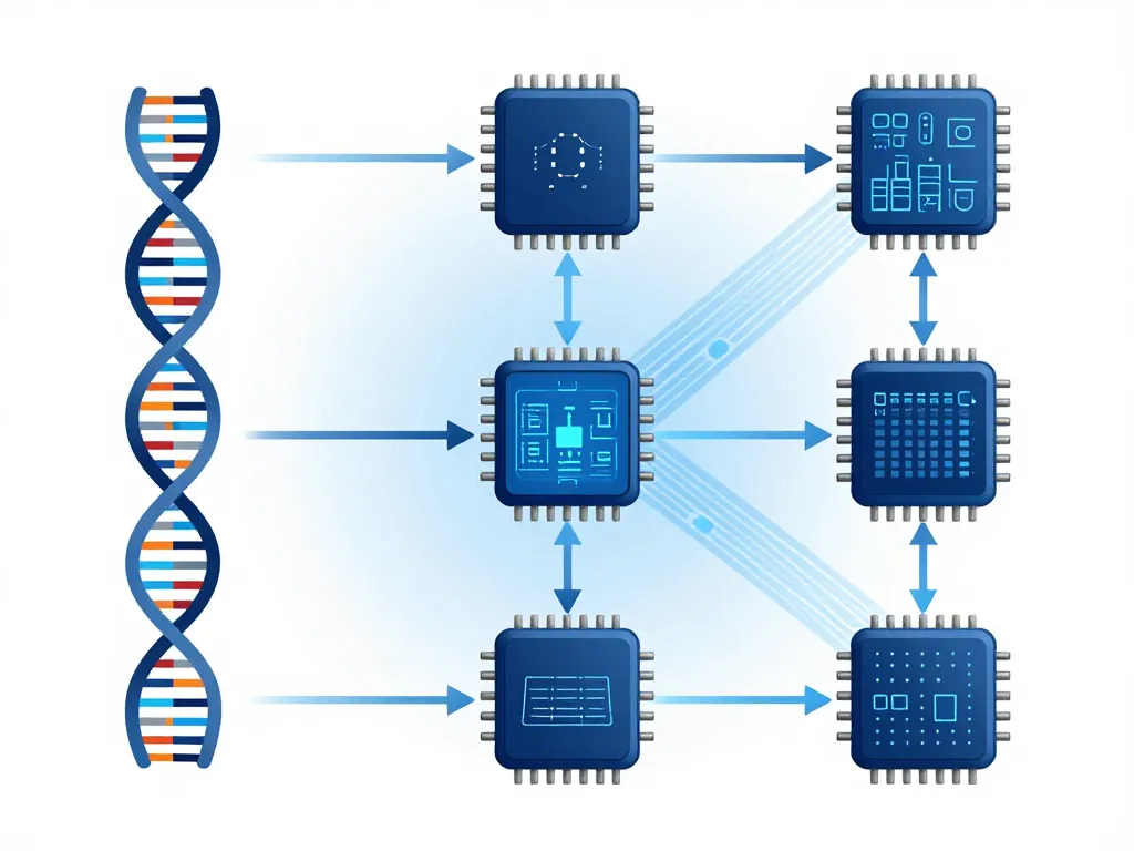 diagramme dendris biochips logiciels intégrés