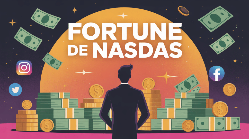 fortune nasdas illustration influence et argent