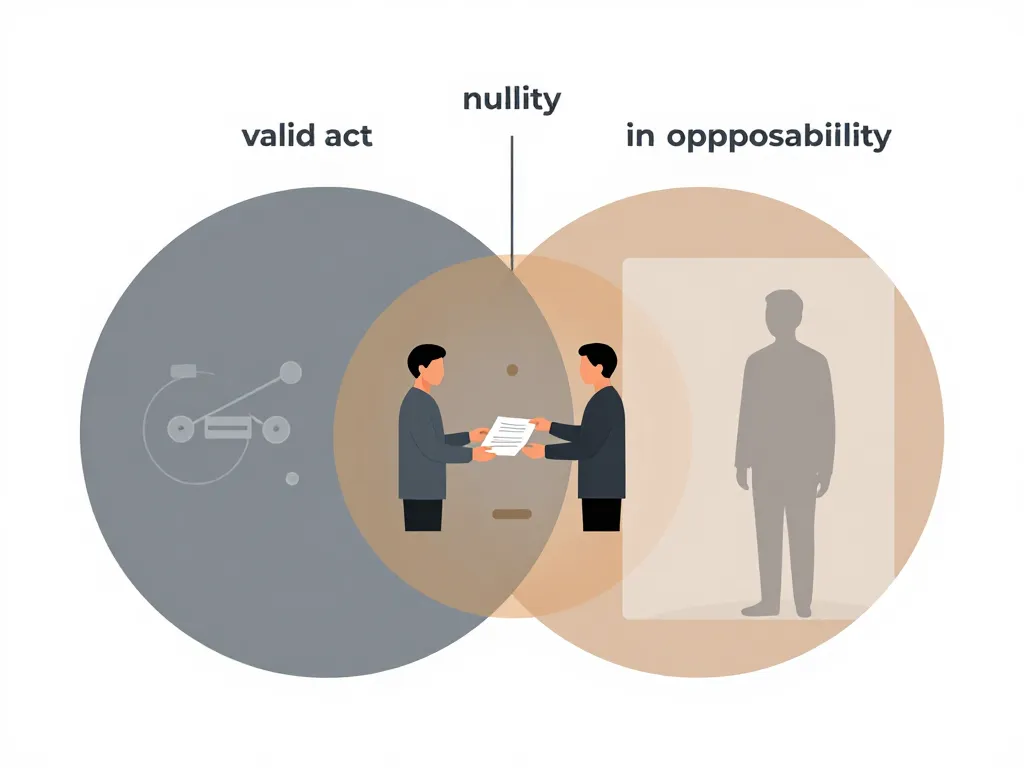 inopposable schéma validité nullité illustration