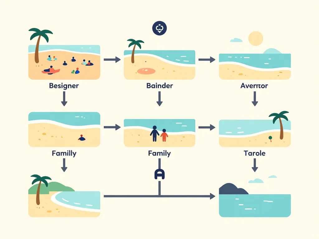plage naturiste corse diagramme choix plage