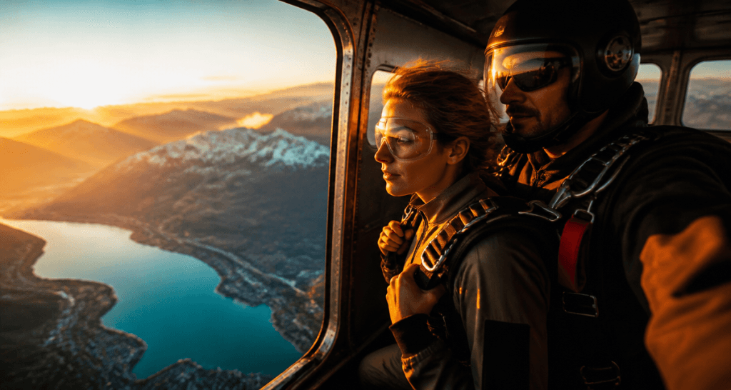 annecy saut en parachute tandem avion