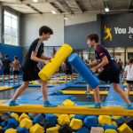 avis sur trampoline park caen enfants sur trampolines