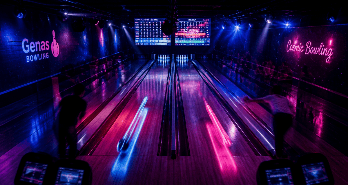 bowling genas pistes modernes ambiance nocturne