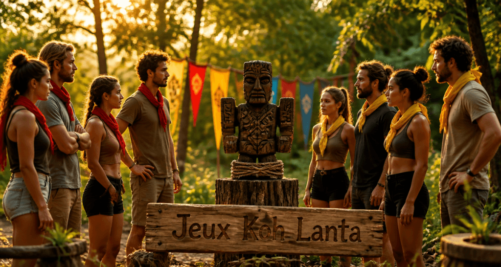 jeux koh lanta enfants équipe totem