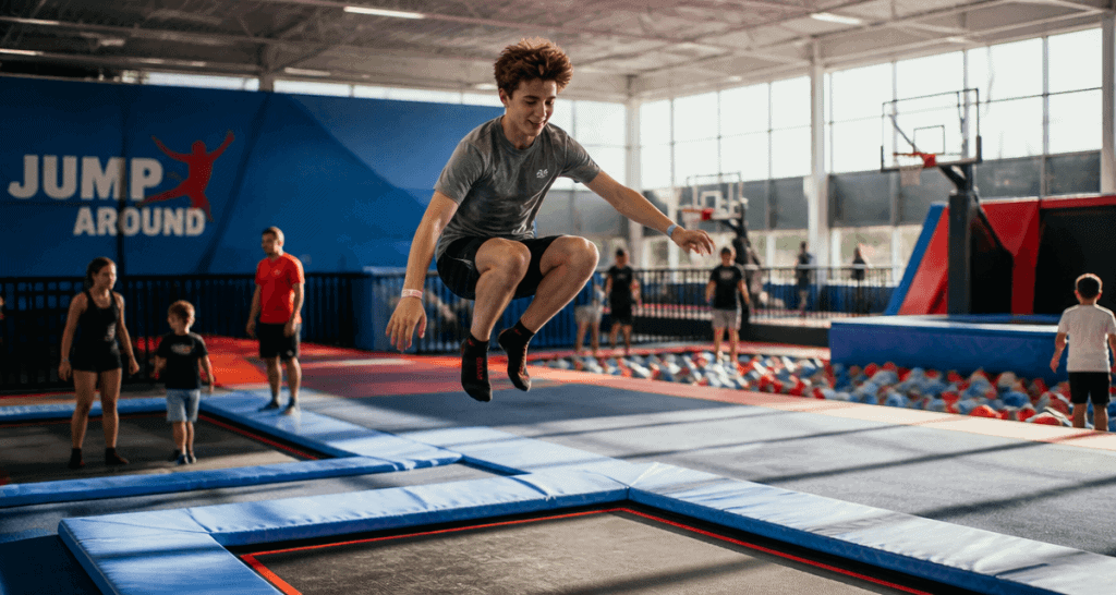Jump Around Tarbes ado saut trampoline