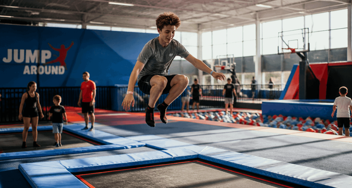 Jump Around Tarbes ado saut trampoline