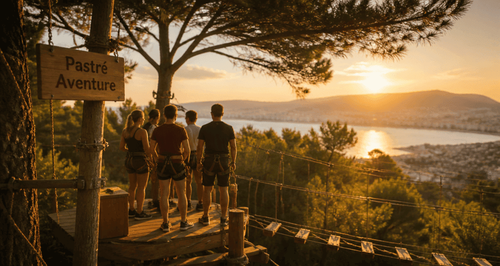 pastre aventure plateforme bois collines Marseille