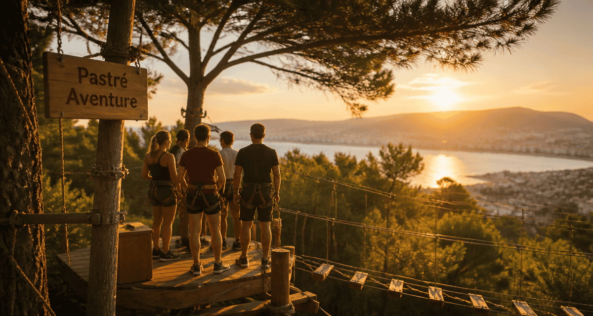pastre aventure plateforme bois collines Marseille