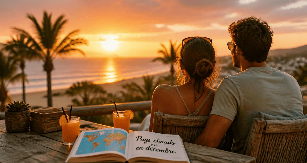 couple terrasse Fuerteventura pays chaud en décembre pas cher