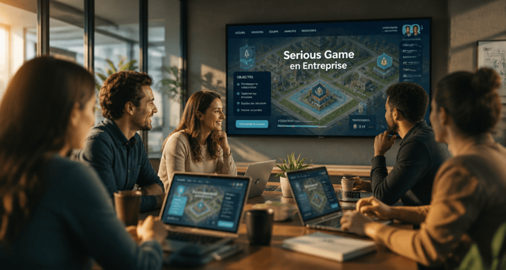 serious game entreprise collaborateurs réunis