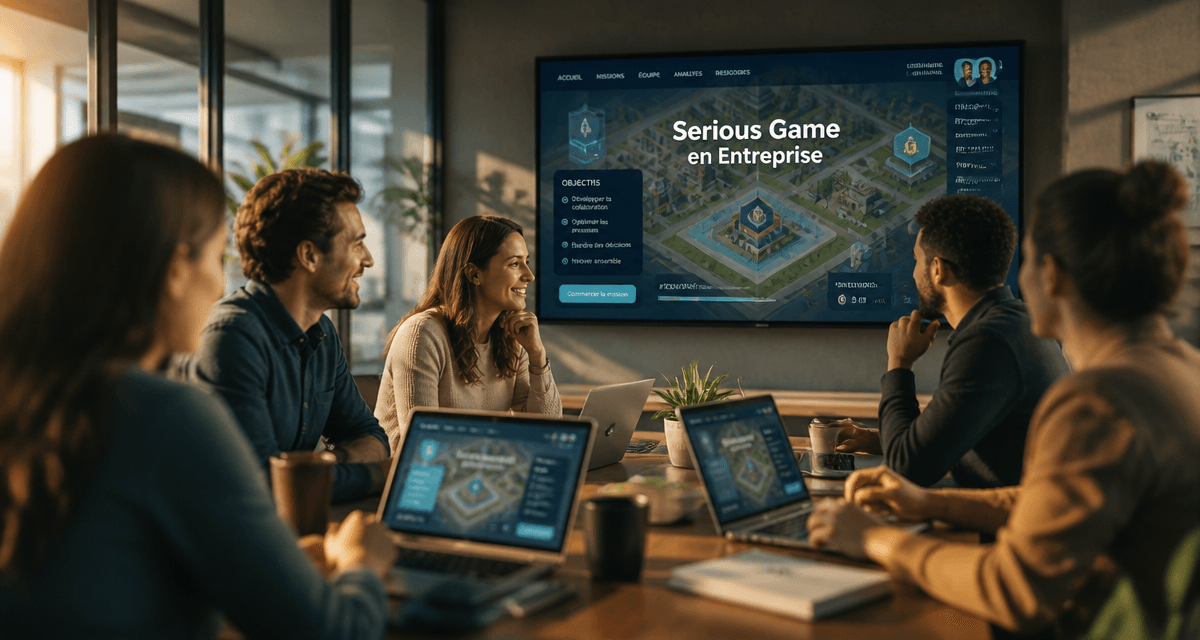serious game entreprise collaborateurs réunis