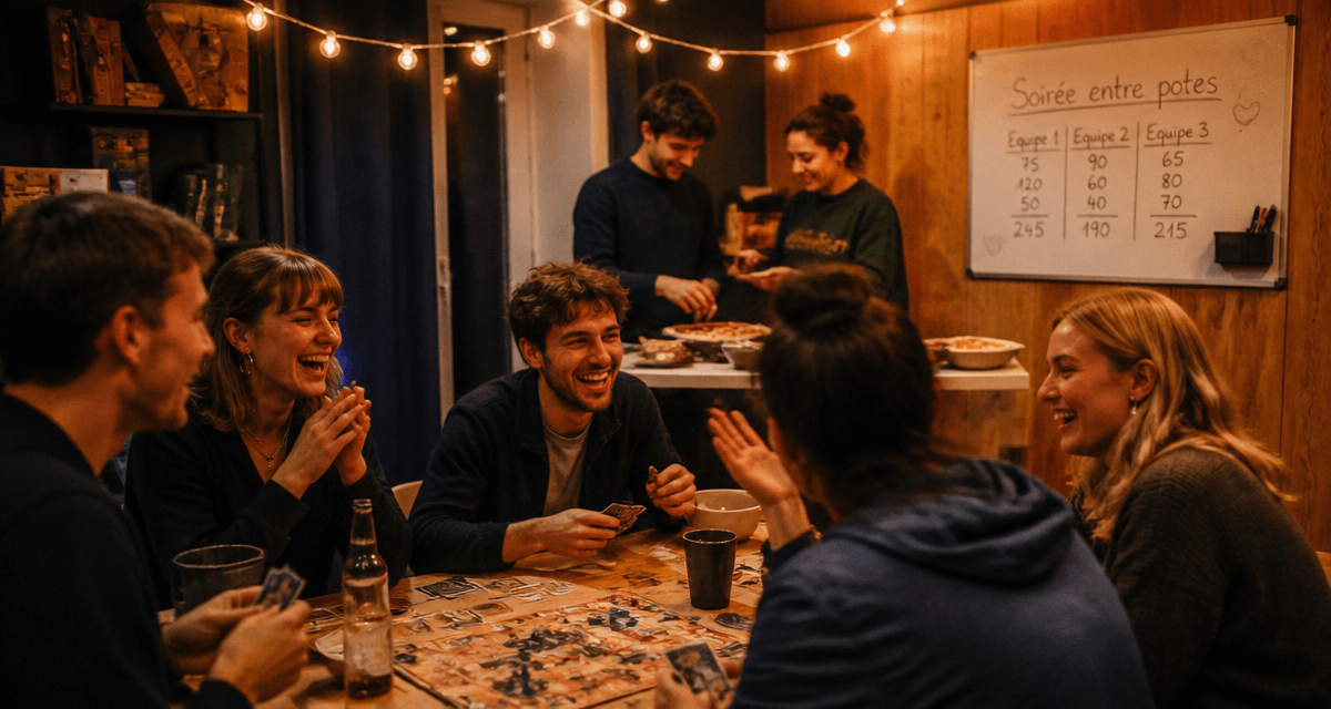 truc à faire entre pote à la maison soirée jeux