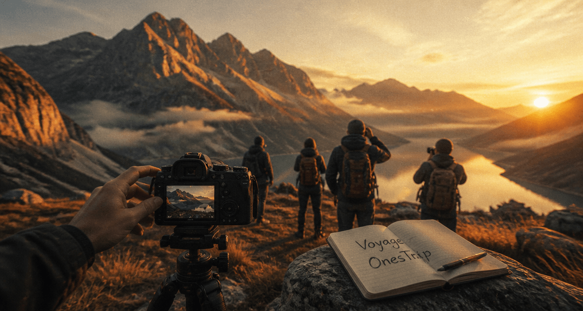 vlog voyage onestrip photographes paysage lac montagne