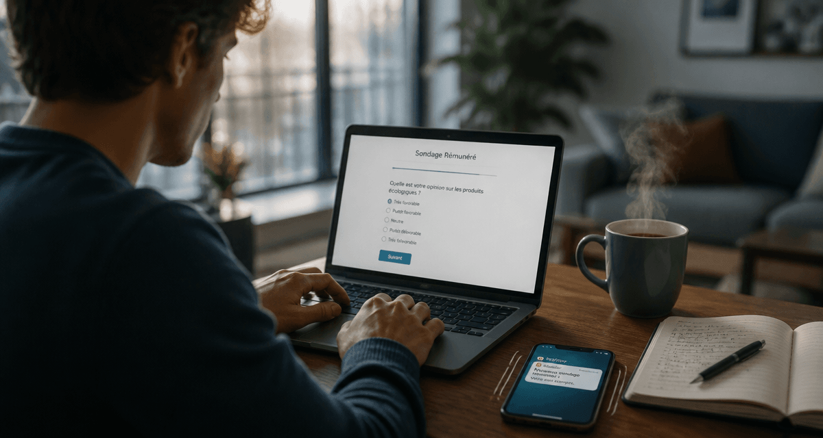 yougov sondage rémunéré sur ordinateur portable