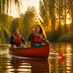 canoe epte deux personnes rivière