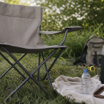 Chaise de camping Lidl pliante, charge 110 kg, porte-gobelet intégré