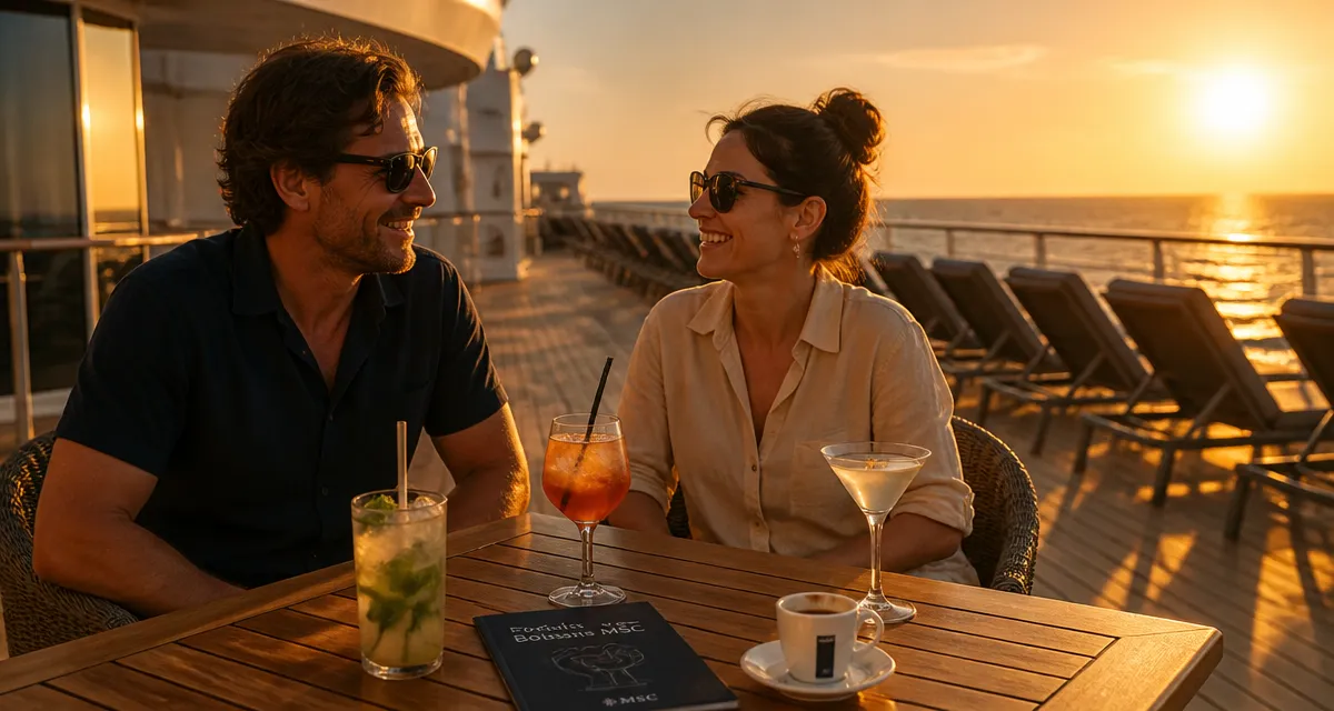 faut il prendre le forfait boisson msc croisiere couple cocktails