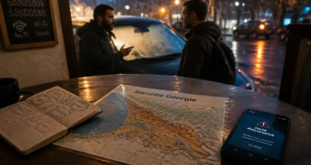 Carte sécurité Géorgie, géorgie tourisme danger, risques à Tbilissi
