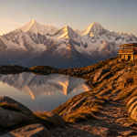 Lac Blanc randonnée avec Mont-Blanc et bouquetins