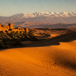 maroc paysage dune palmeraie kasbah atlas