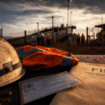 Salaire mines australie : casque et licences FIFO en camp minier