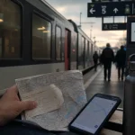 Bien préparer un voyage en solo : billet et plan de voyage en gare