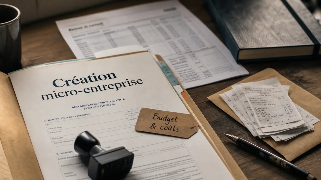 Coût ouverture micro-entreprise : budget, frais et démarches, infomag