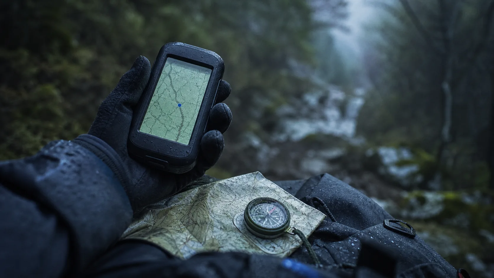 GPS randonnée : boîtier rugged et carte papier, hors ligne ou montre