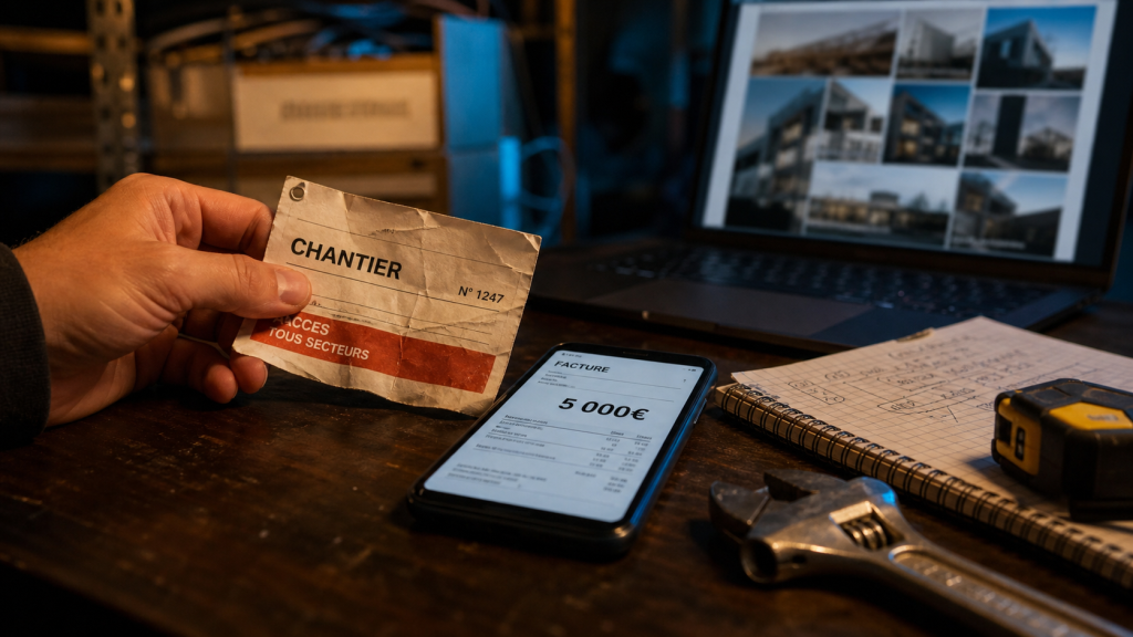 Métier qui rapporte 5000 euros par mois sans diplôme : facture 5 000€ sur smartphone