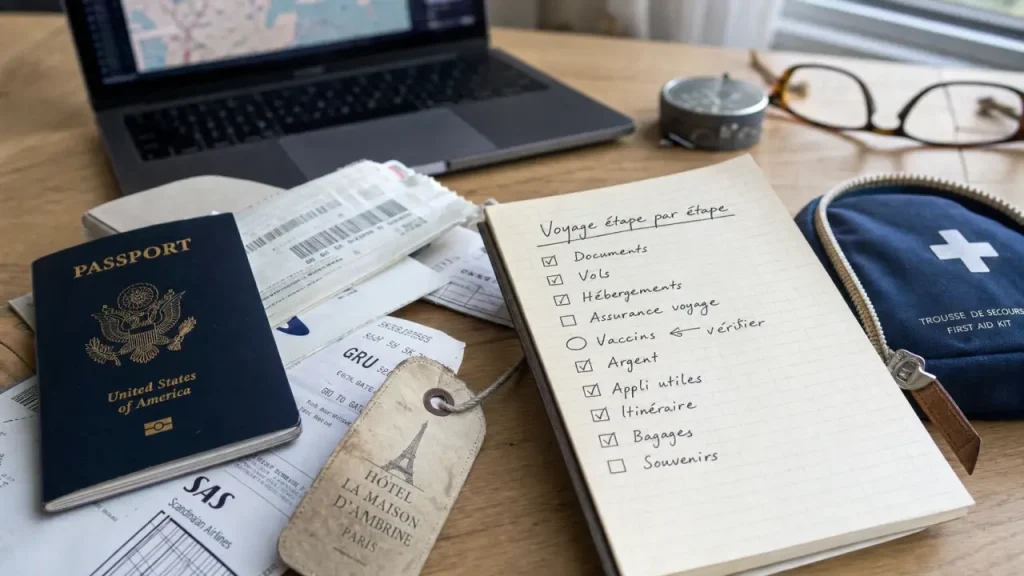 Organiser son voyage en 5 étapes : budget, transport, itinéraire et documents