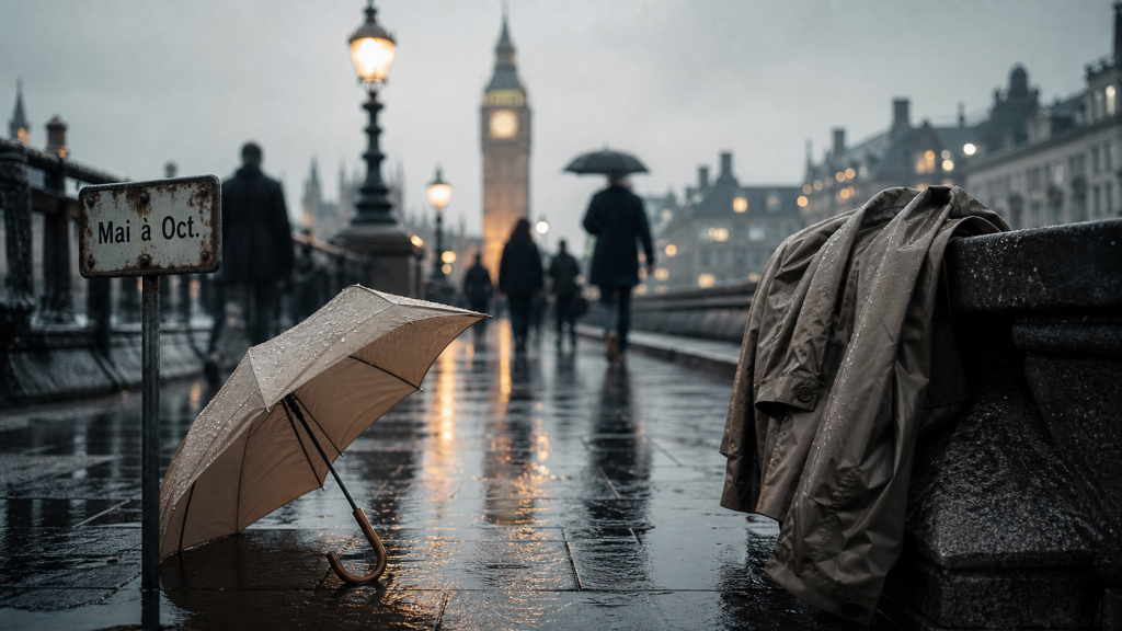 Quand aller a londres : météo, foule et budget près de la Tamise sous la pluie froide