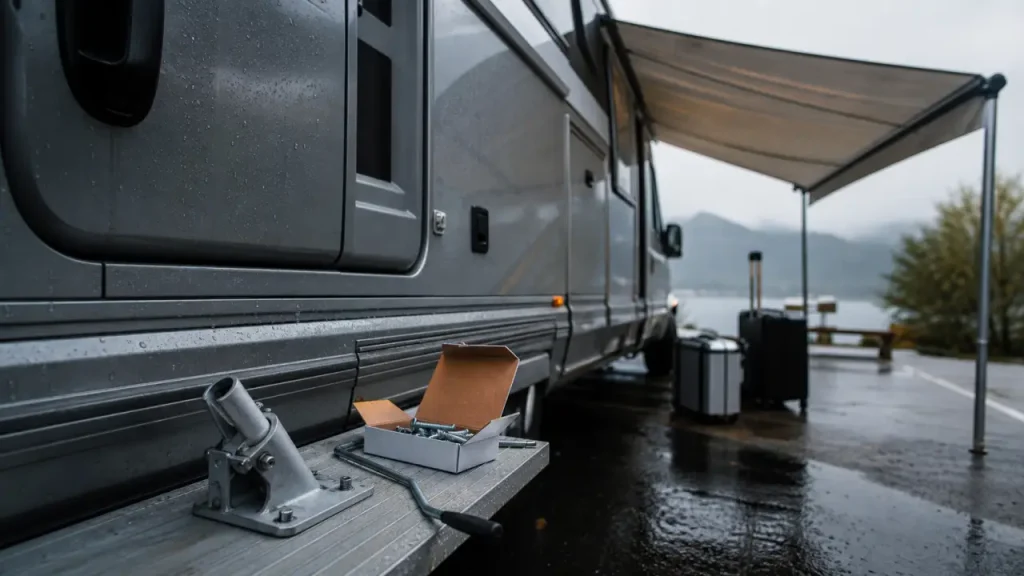 Store camping car déployé, compatibilité et choix manuel électrique occasion