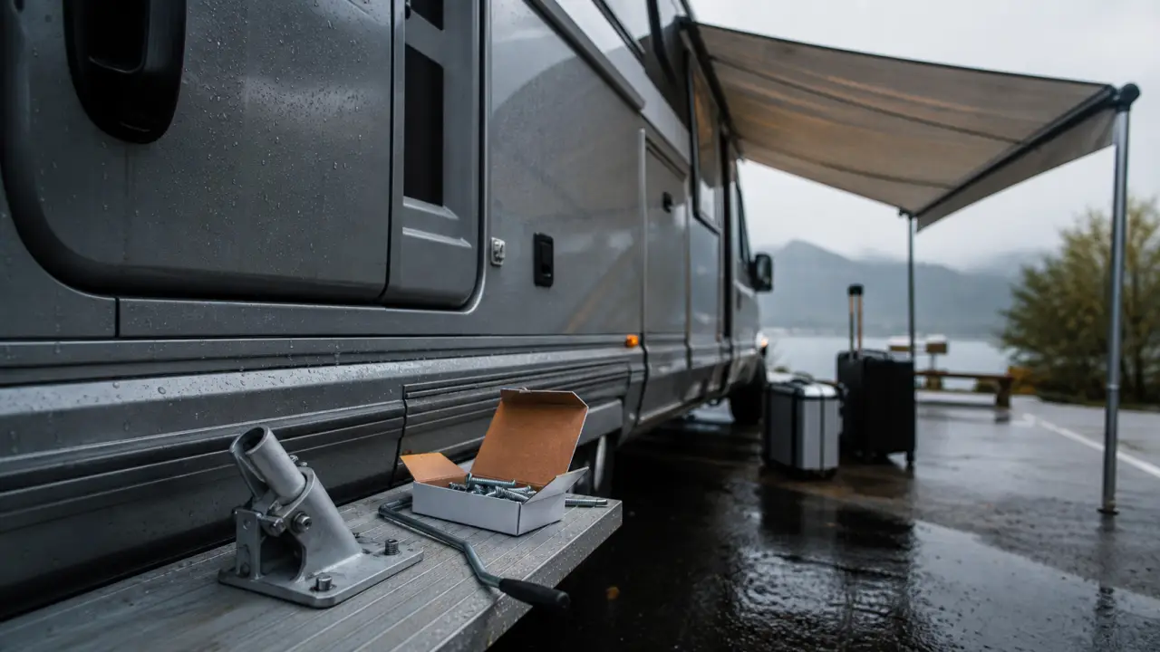 Store camping car déployé, compatibilité et choix manuel électrique occasion