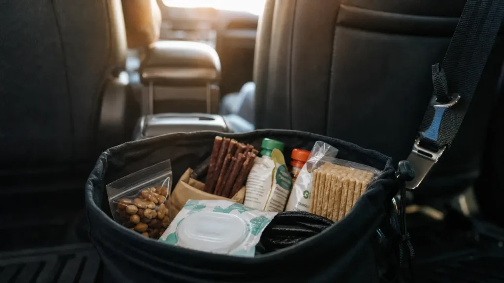 30+ snacks de road trip sans miettes, sans glacière et riches en protéines
