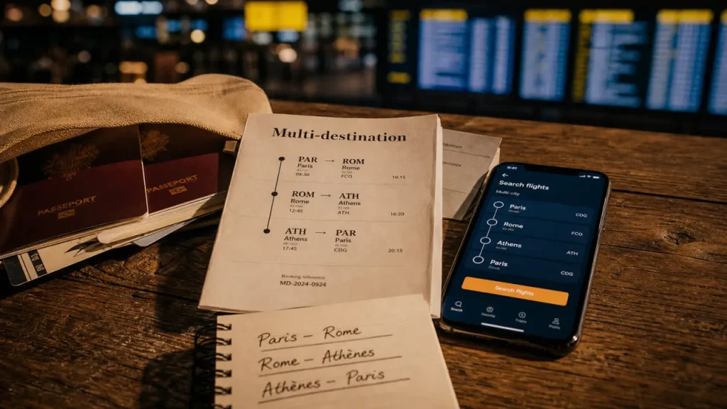 Billet d’avion multi destination : plusieurs villes, une seule réservation