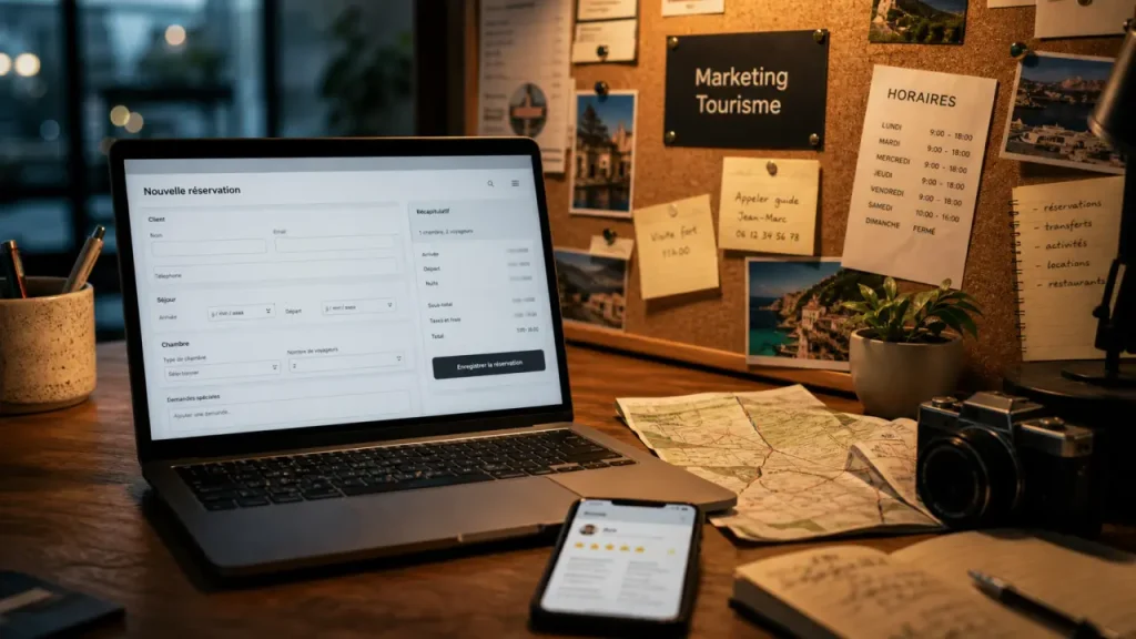 Marketing touristique : attirer les voyageurs, convertir les réservations et fidéliser sans dépendre des plateformes