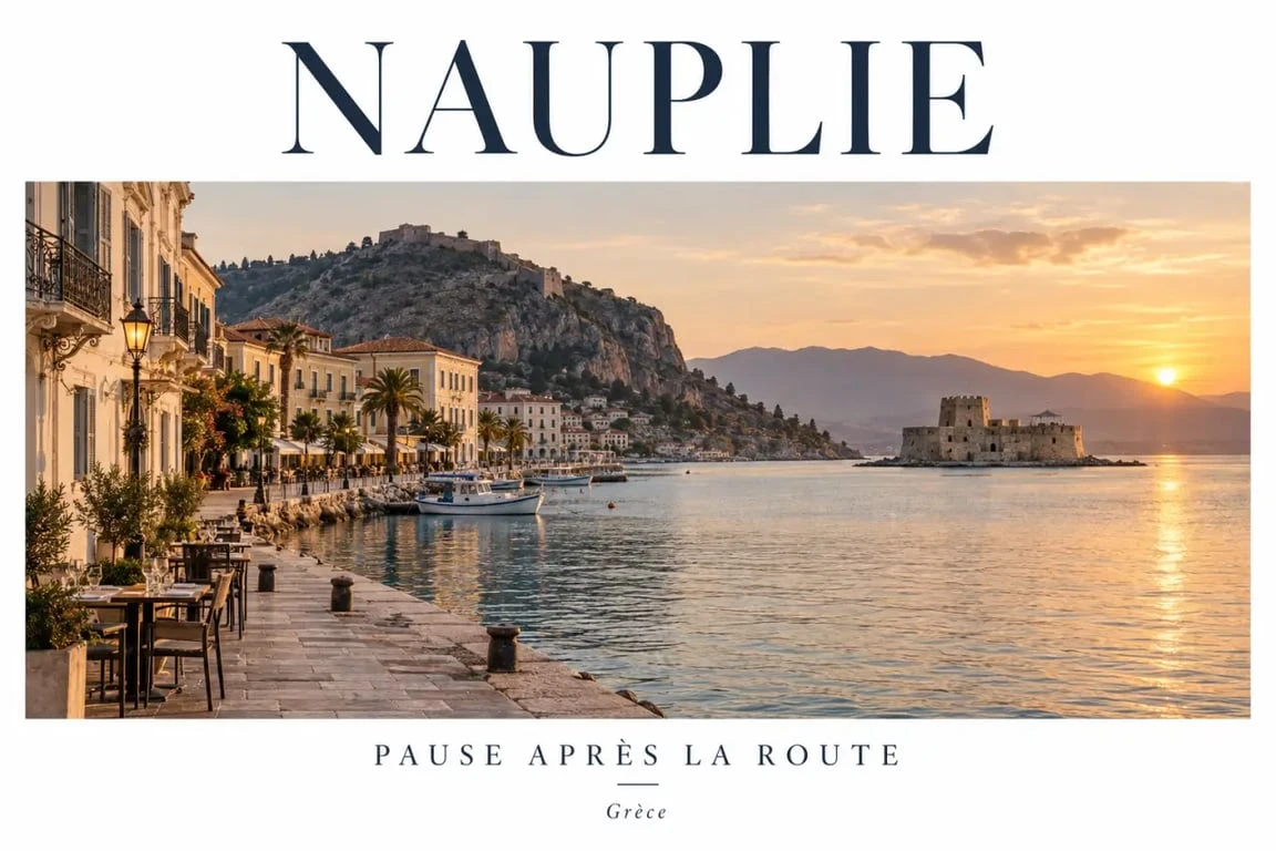 Road trip sud Grèce 4 jours : soirée et nuit à Nauplie dans le Péloponnèse