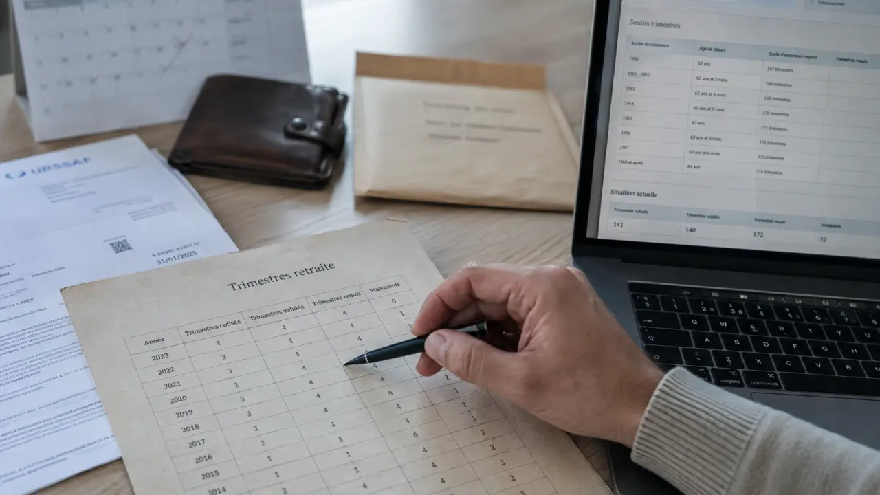 micro entreprise retraite : 4 trimestres selon chiffre d’affaires