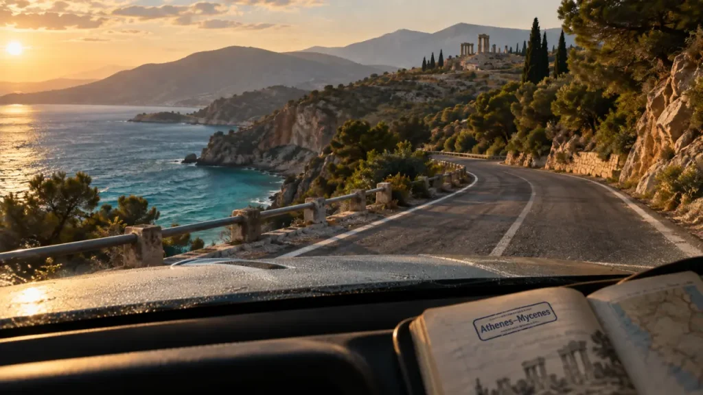 Road trip dans le sud de la Grèce en 4 jours : la boucle Athènes, Mycènes, Nauplie et Épidaure