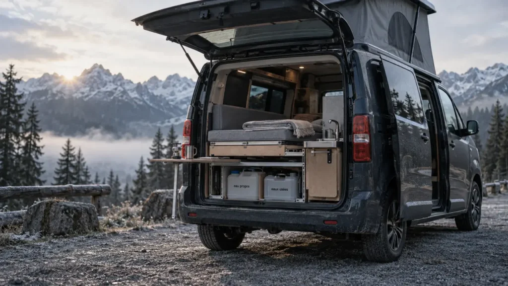 Van Toyota aménagé : dormir à 4 sans sacrifier l’usage quotidien