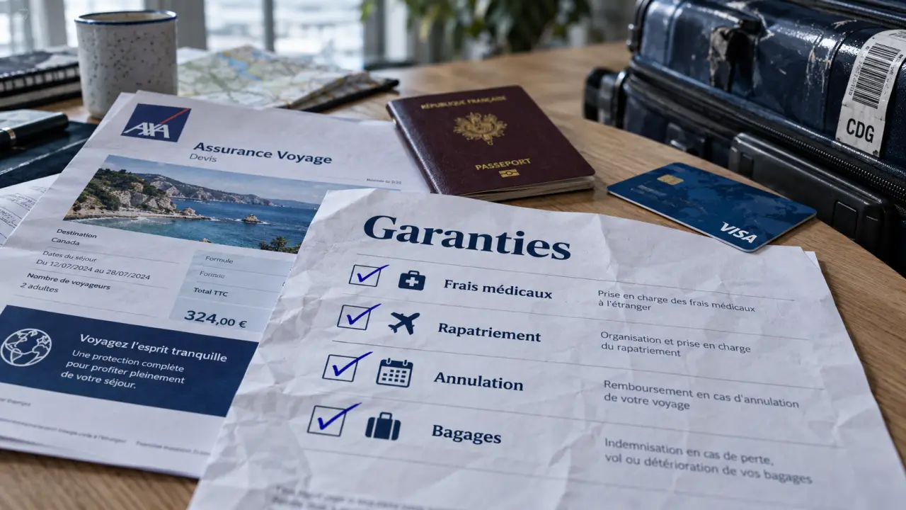 AXA assurance voyage : garanties à vérifier avant de payer le devis
